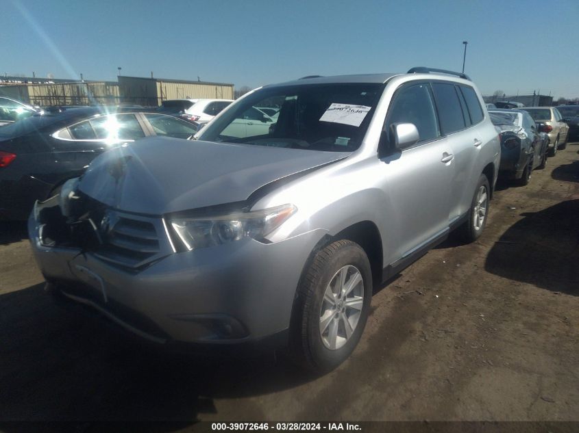 2013 Toyota Highlander Se V6 VIN: 5TDBK3EH7DS233203 Lot: 39072646