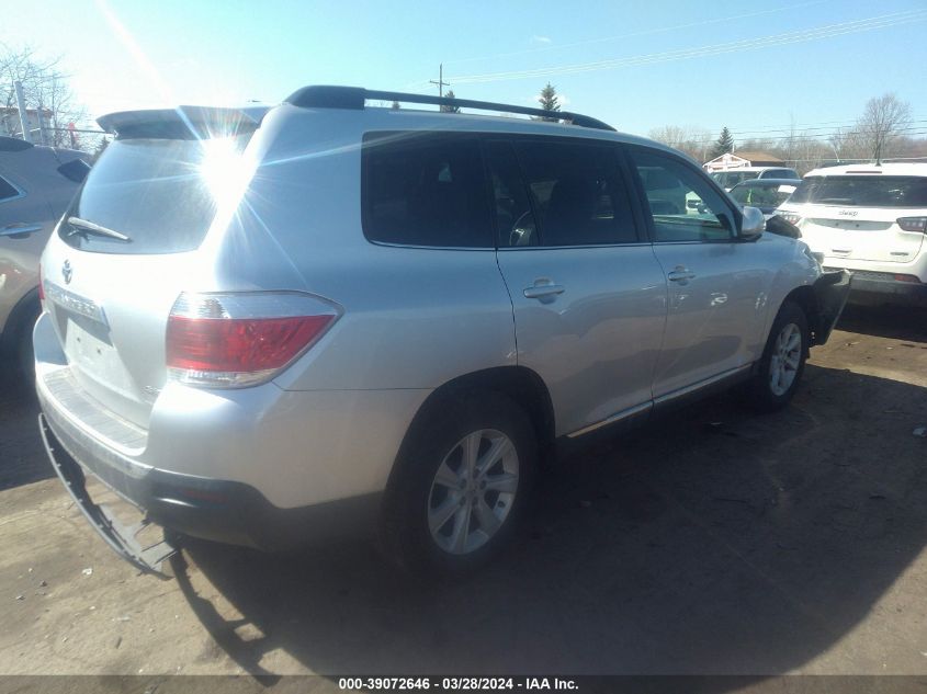 2013 Toyota Highlander Se V6 VIN: 5TDBK3EH7DS233203 Lot: 39072646