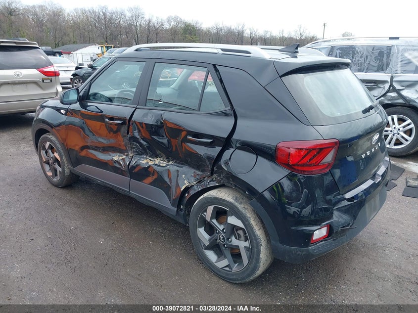2021 Hyundai Venue Sel VIN: KMHRC8A30MU086314 Lot: 39072821