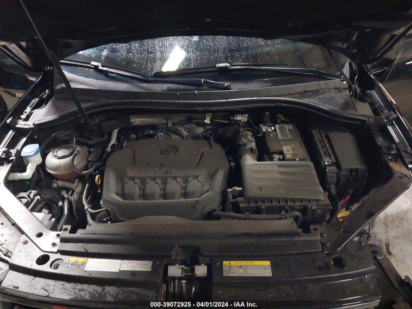 VIN 3VV0B7AX0NM175756 2022 VOLKSWAGEN TIGUAN S