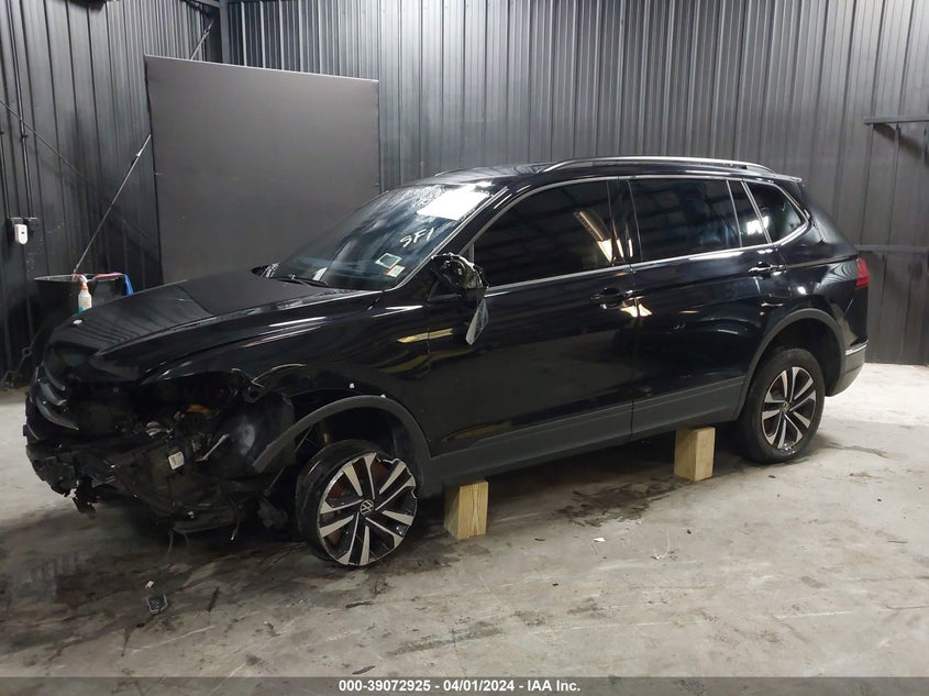 VIN 3VV0B7AX0NM175756 2022 VOLKSWAGEN TIGUAN S