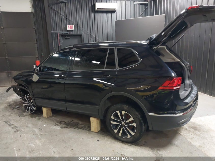 VIN 3VV0B7AX0NM175756 2022 VOLKSWAGEN TIGUAN S