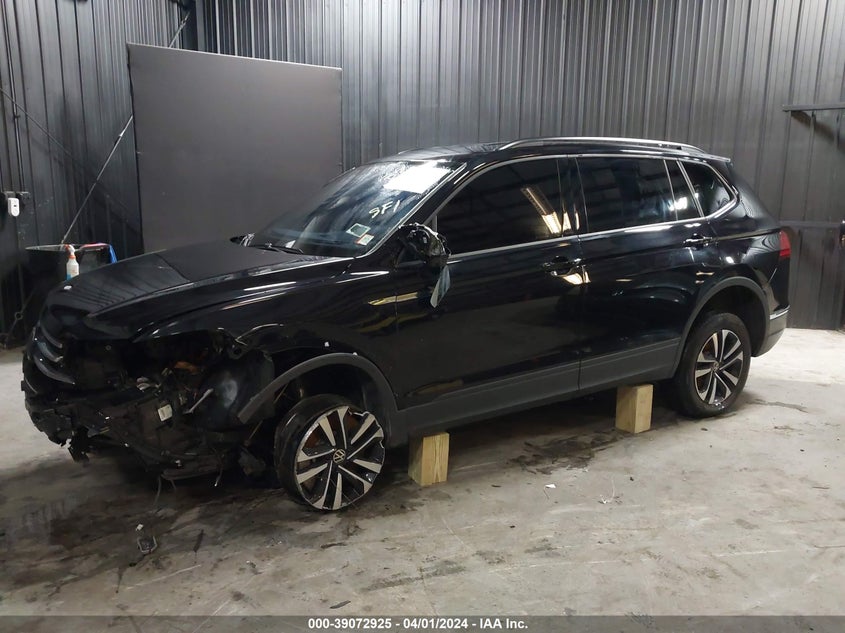 VIN 3VV0B7AX0NM175756 2022 VOLKSWAGEN TIGUAN S