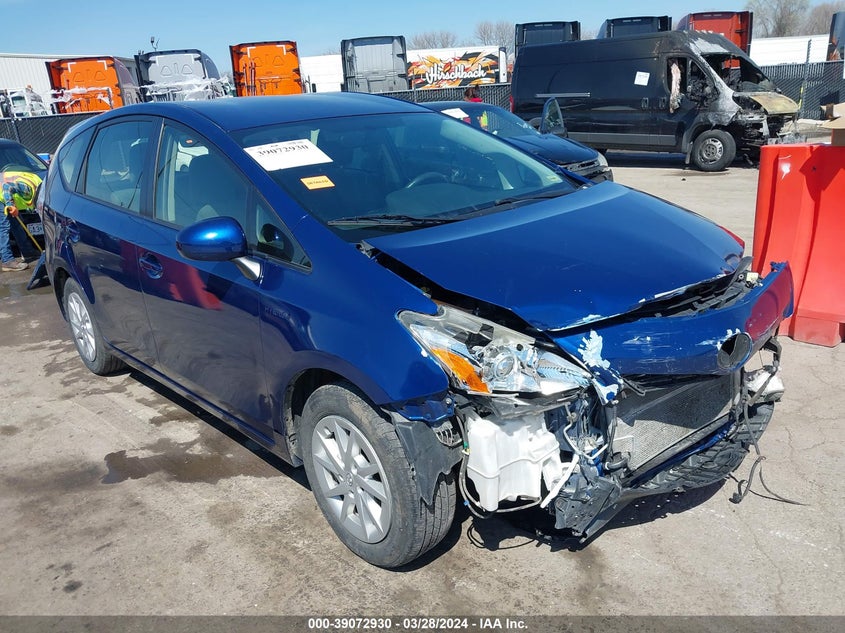 2014 Toyota Prius V Two VIN: JTDZN3EU6E3347926 Lot: 39072930