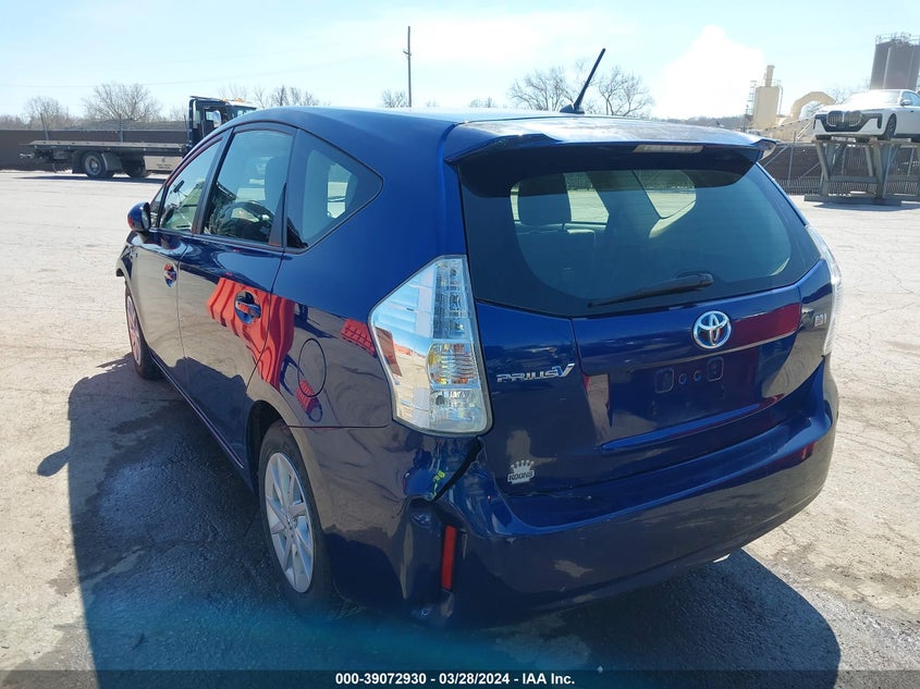 2014 Toyota Prius V Two VIN: JTDZN3EU6E3347926 Lot: 39072930