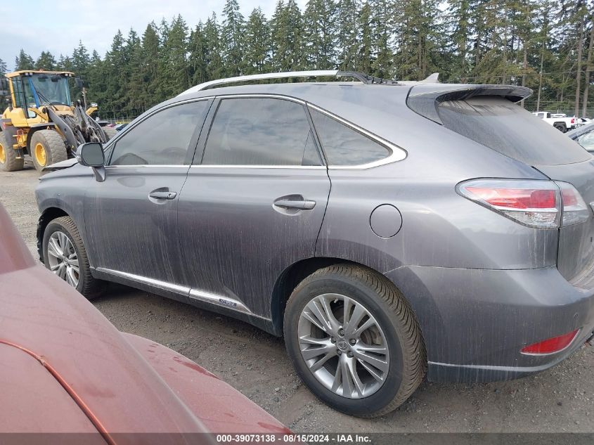 2013 Lexus Rx 450H VIN: JTJBC1BA3D2060826 Lot: 39073138