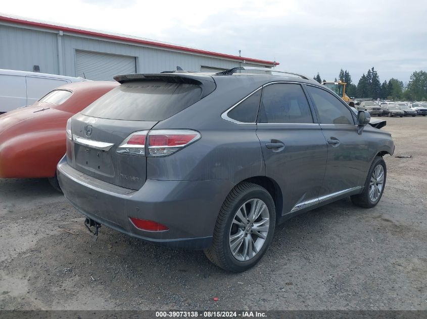 JTJBC1BA3D2060826 2013 Lexus Rx 450H