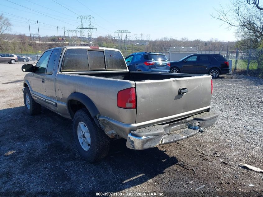 1GCDT19X838251305 | 2003 CHEVROLET S-10