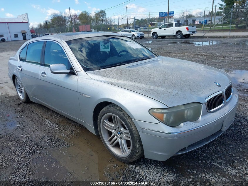 2003 BMW 760Li VIN: WBAGN83443DK10026 Lot: 39073166