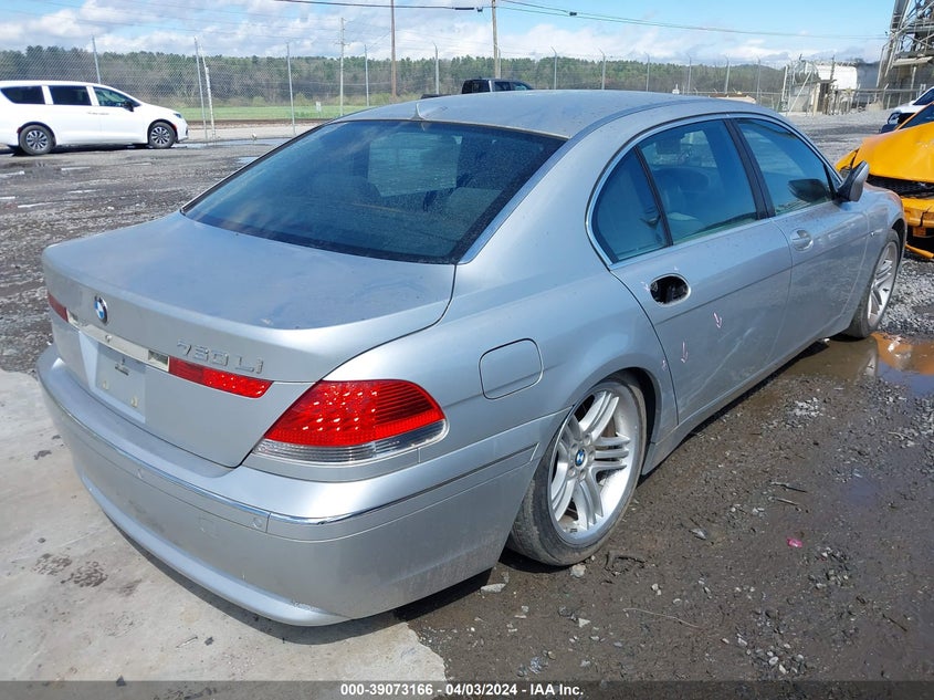2003 BMW 760Li VIN: WBAGN83443DK10026 Lot: 39073166
