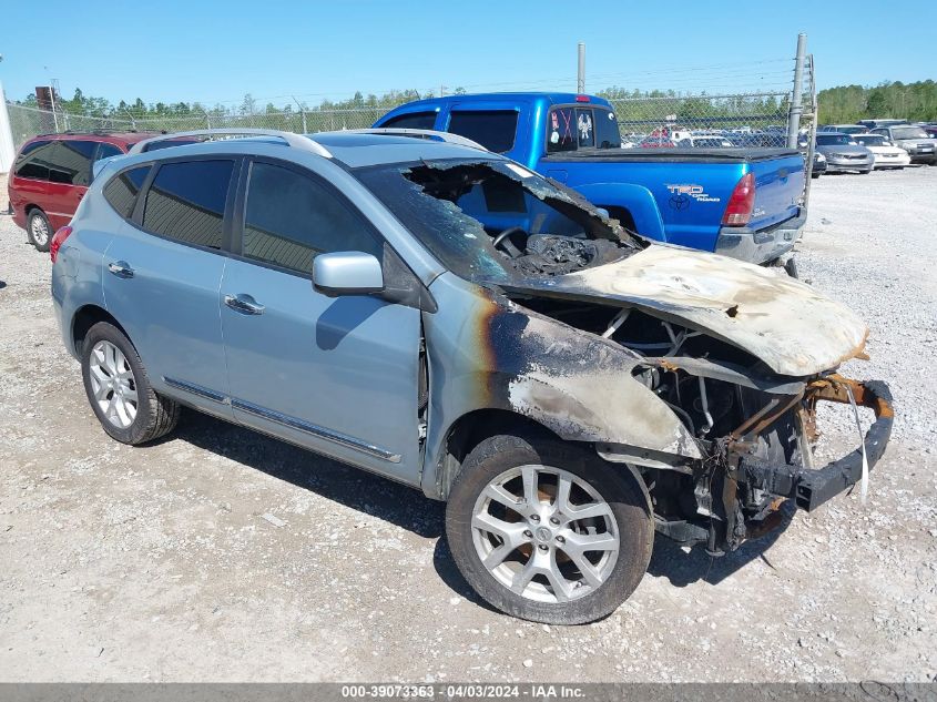 2013 Nissan Rogue Sv W/Sl Pkg VIN: JN8AS5MT7DW025596 Lot: 39073363