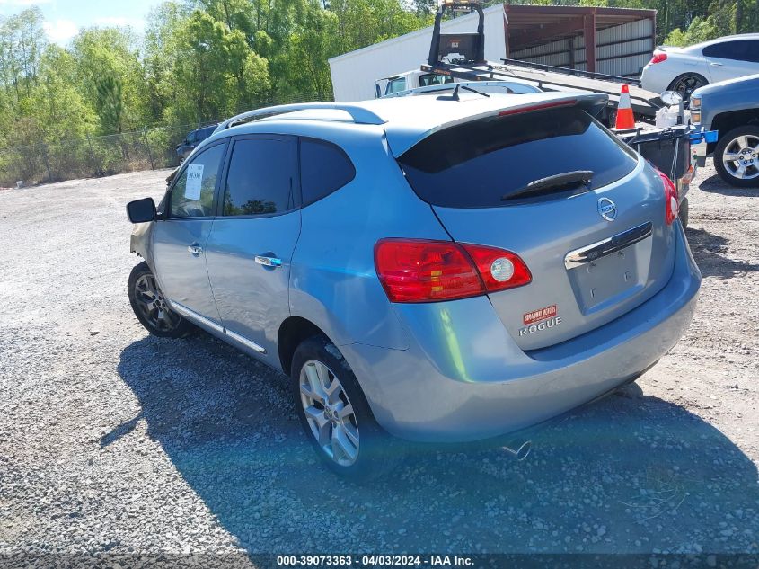 2013 Nissan Rogue Sv W/Sl Pkg VIN: JN8AS5MT7DW025596 Lot: 39073363