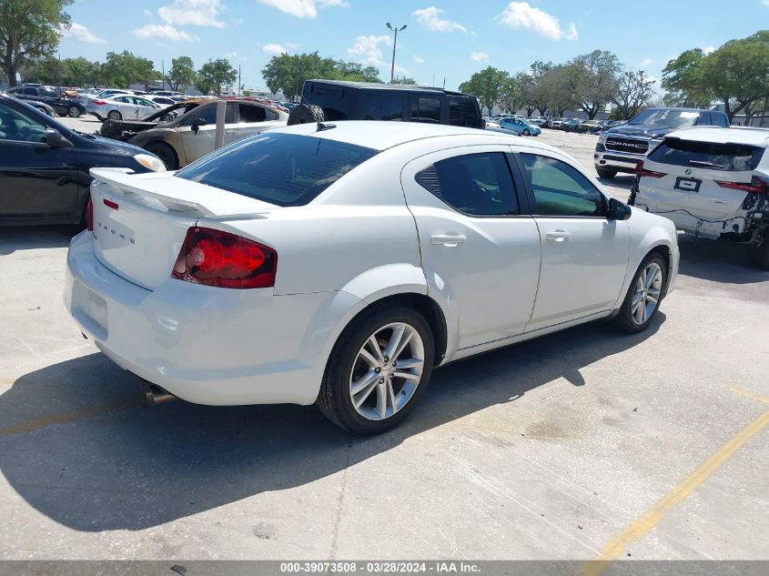 1C3CDZAG1CN255852 | 2012 DODGE AVENGER