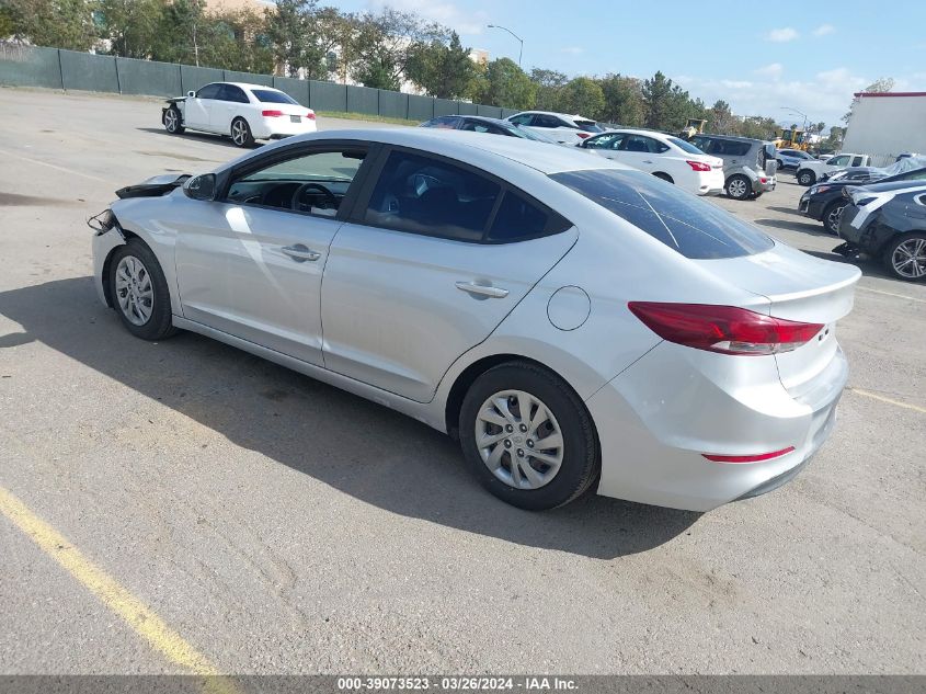 2018 HYUNDAI ELANTRA SE - KMHD74LF2JU679967