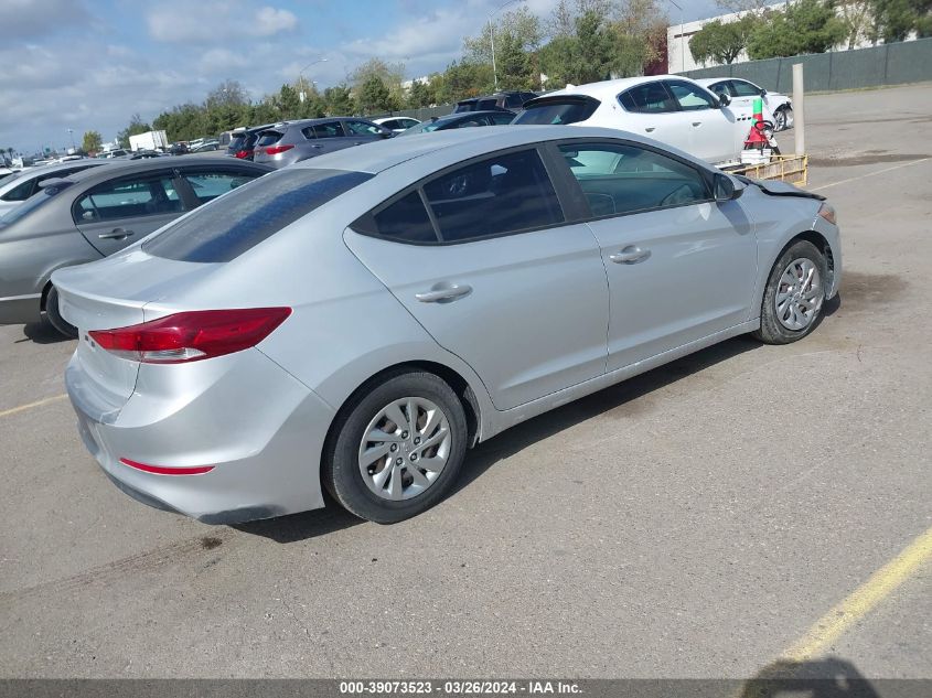 2018 Hyundai Elantra Se VIN: KMHD74LF2JU679967 Lot: 39073523