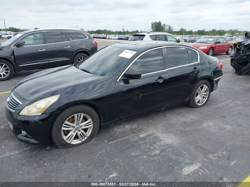 JN1DV6AR5CM730361 | 2012 INFINITI G25X