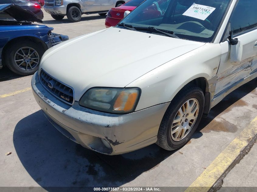 2003 Subaru Outback H6-3.0/H6-3.0 Vdc VIN: 4S3BE896137202857 Lot: 39073587