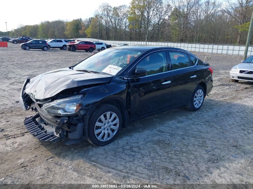 2016 Nissan Sentra S VIN: 3N1AB7AP6GY319909 Lot: 39073693