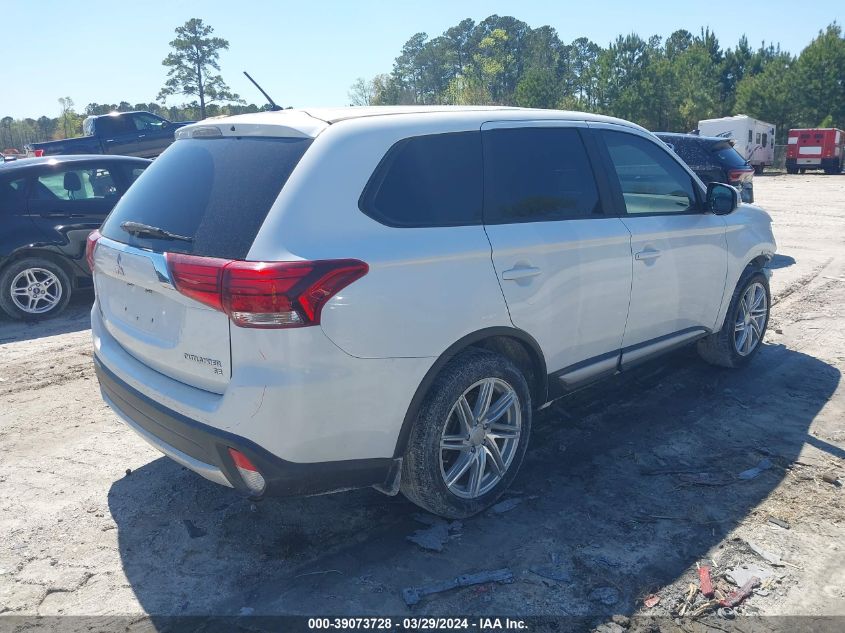 2016 Mitsubishi Outlander Se VIN: JA4AD3A31GZ009180 Lot: 39073728