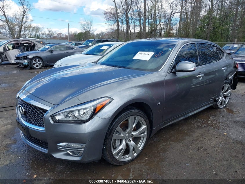 2015 Infiniti Q70L 3.7X VIN: JN1BY1PR9FM830783 Lot: 39074081