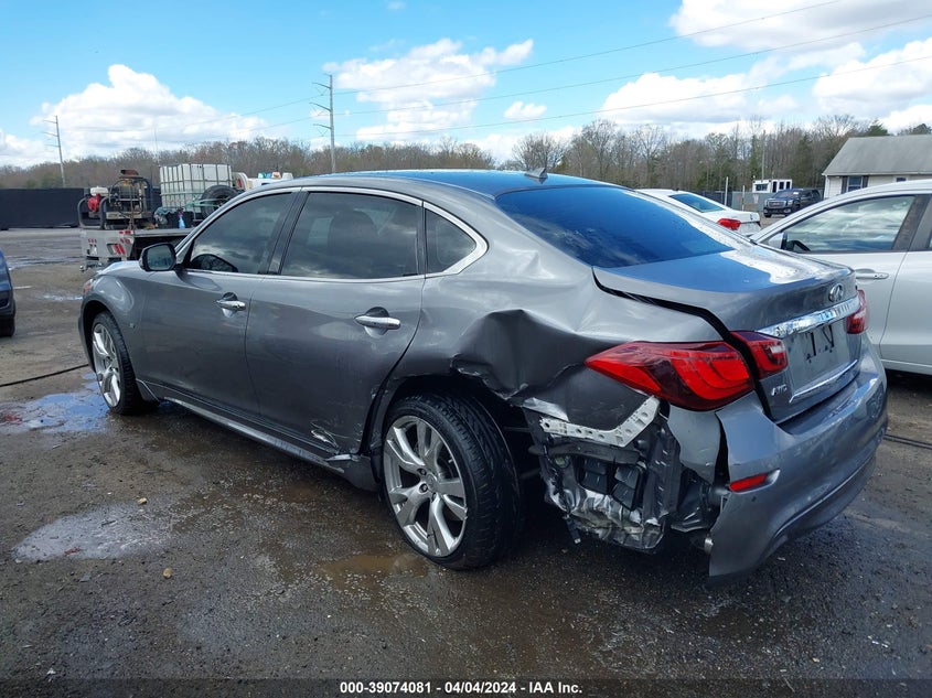 2015 Infiniti Q70L 3.7X VIN: JN1BY1PR9FM830783 Lot: 39074081