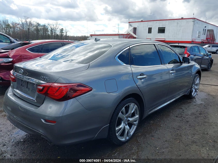2015 Infiniti Q70L 3.7X VIN: JN1BY1PR9FM830783 Lot: 39074081