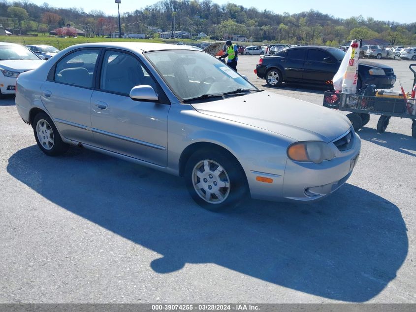 2002 Kia Spectra Gs/Gsx VIN: KNAFB161425090007 Lot: 39074255