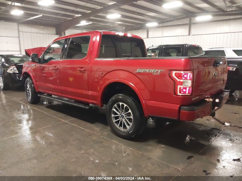 2020 Ford F-150 Xlt VIN: 1FTEW1EP9LKF16947 Lot: 39074369