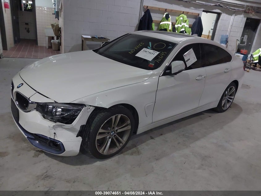 VIN: WBA4J3C58KBL07332 2019 BMW 430I GRAN COUPE GRAN COUPE