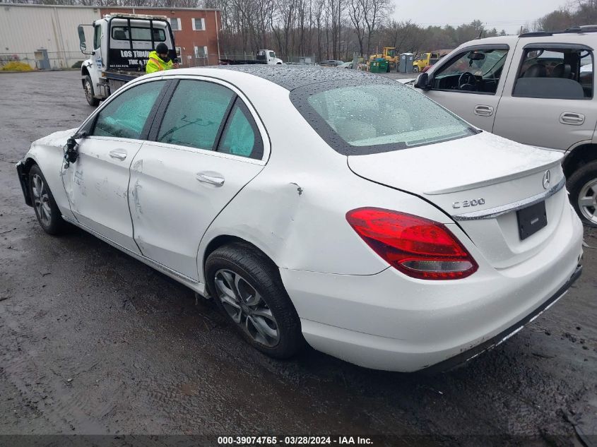 2016 Mercedes-Benz C 300 4Matic/Luxury 4Matic/Sport 4Matic VIN: 55SWF4KB1GU171946 Lot: 39074765