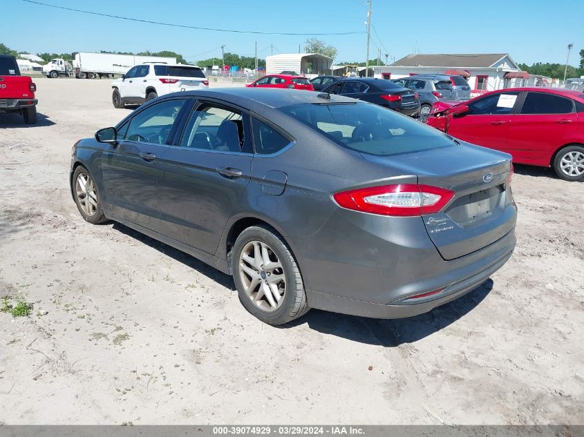 2013 Ford Fusion Se VIN: 3FA6P0H75DR174830 Lot: 39074929