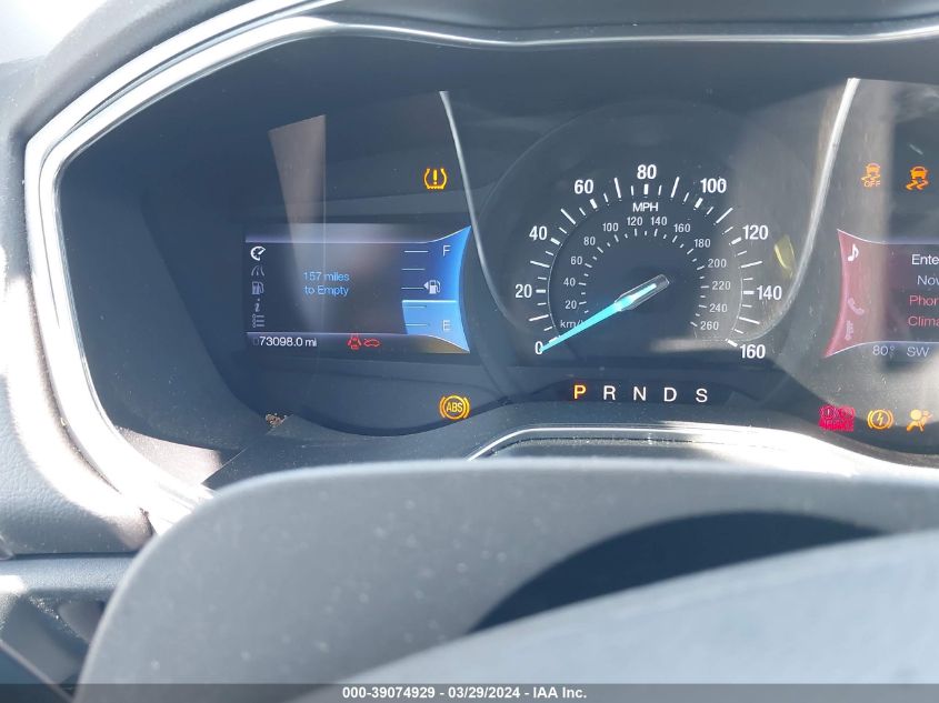 2013 Ford Fusion Se VIN: 3FA6P0H75DR174830 Lot: 39074929