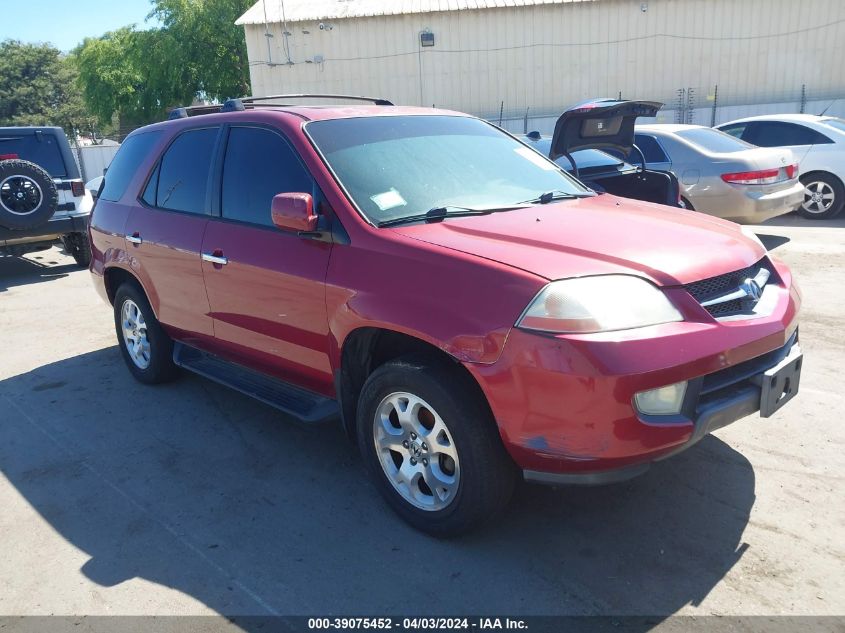 2002 Acura Mdx VIN: 2HNYD18612H536714 Lot: 39075452