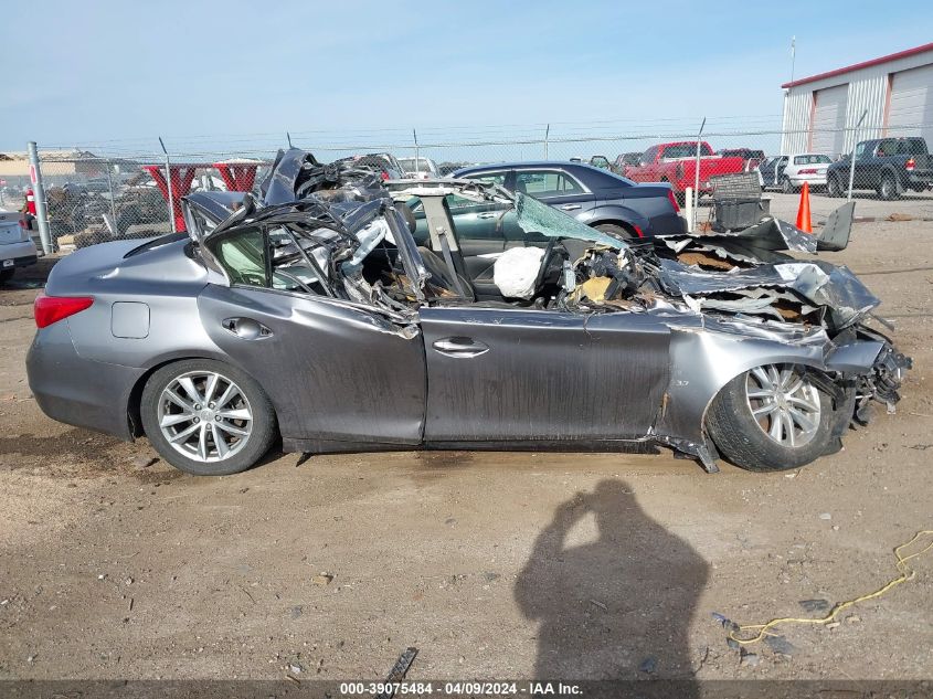 2015 Infiniti Q50 Premium VIN: JN1BV7AR8FM421646 Lot: 39075484