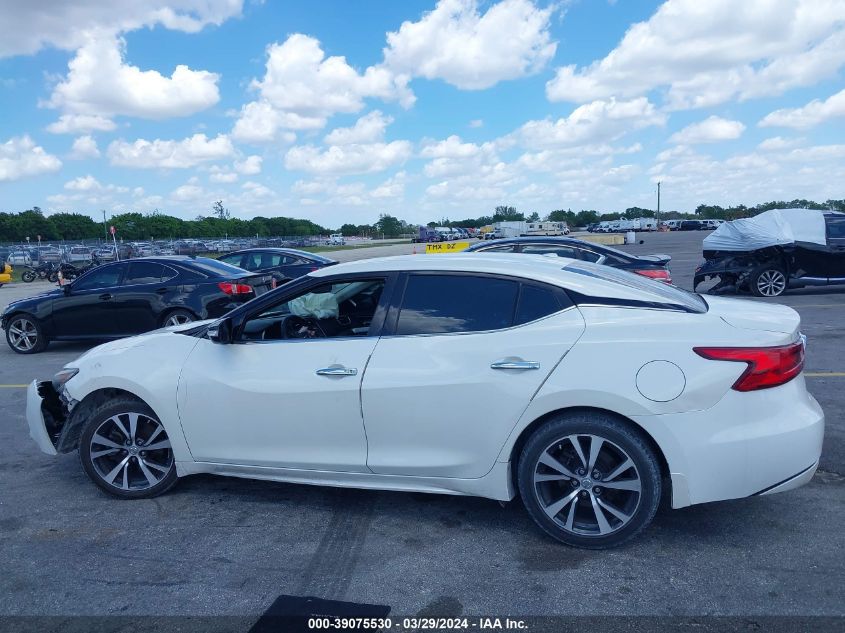 2017 Nissan Maxima 3.5 Sv VIN: 1N4AA6AP7HC395200 Lot: 39075530