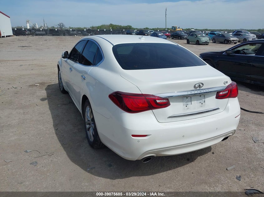 2018 Infiniti Q70 3.7 Luxe VIN: JN1BY1AP2JM180985 Lot: 39075685