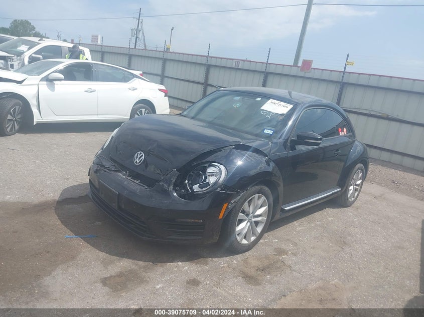 VIN 3VWF17AT4HM624124 2017 VOLKSWAGEN BEETLE #PINKBEETLE/1.8T CLASSIC/1.8T S