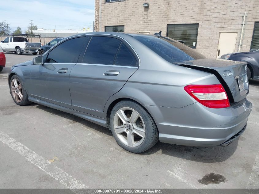 2011 Mercedes-Benz C 300 Luxury/Sport VIN: WDDGF5EB3BR158244 Lot: 39075791