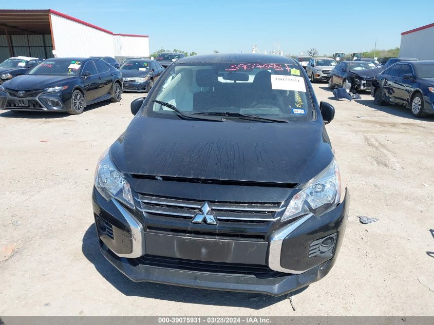 ML32AUHJXNH009679 2022 Mitsubishi Mirage Es/Le