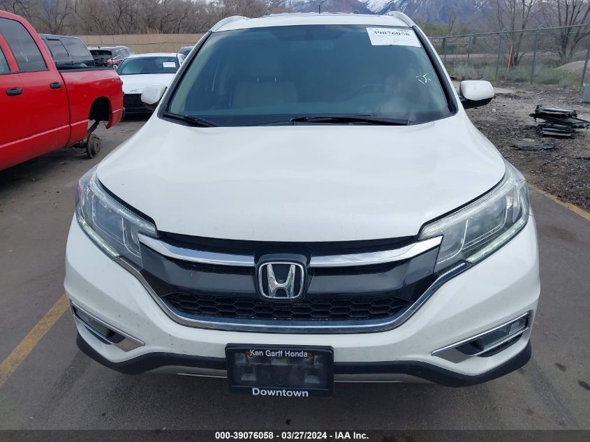 2015 Honda Cr-V Ex-L VIN: 5J6RM4H79FL045525 Lot: 39076058