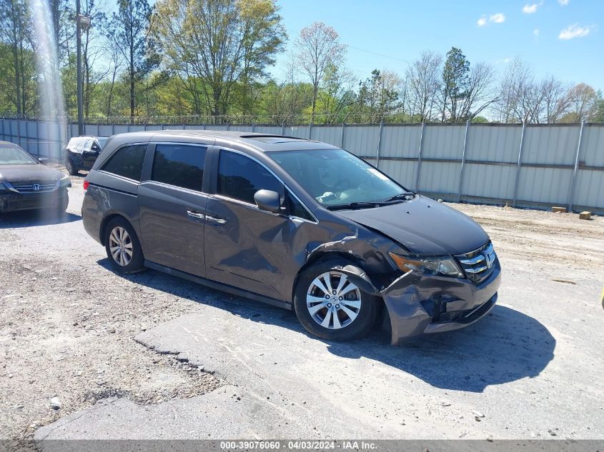 2015 Honda Odyssey Ex-L VIN: 5FNRL5H64FB009072 Lot: 39076060