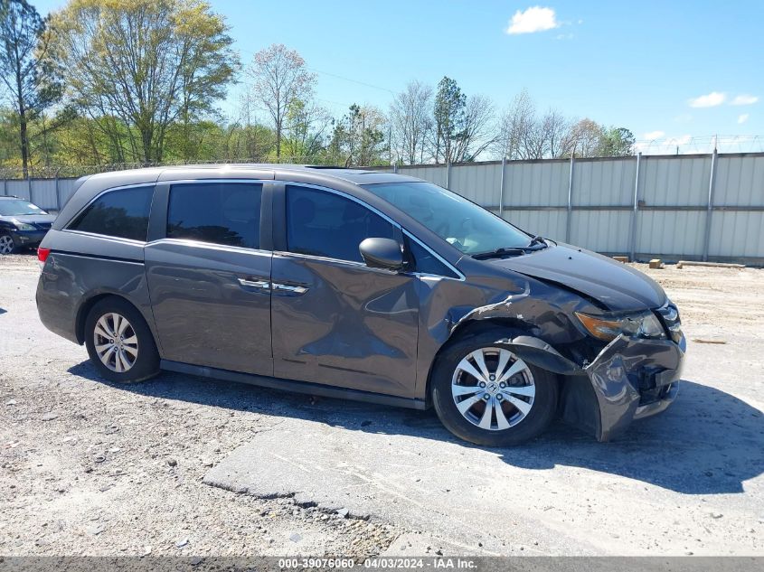 2015 Honda Odyssey Ex-L VIN: 5FNRL5H64FB009072 Lot: 39076060