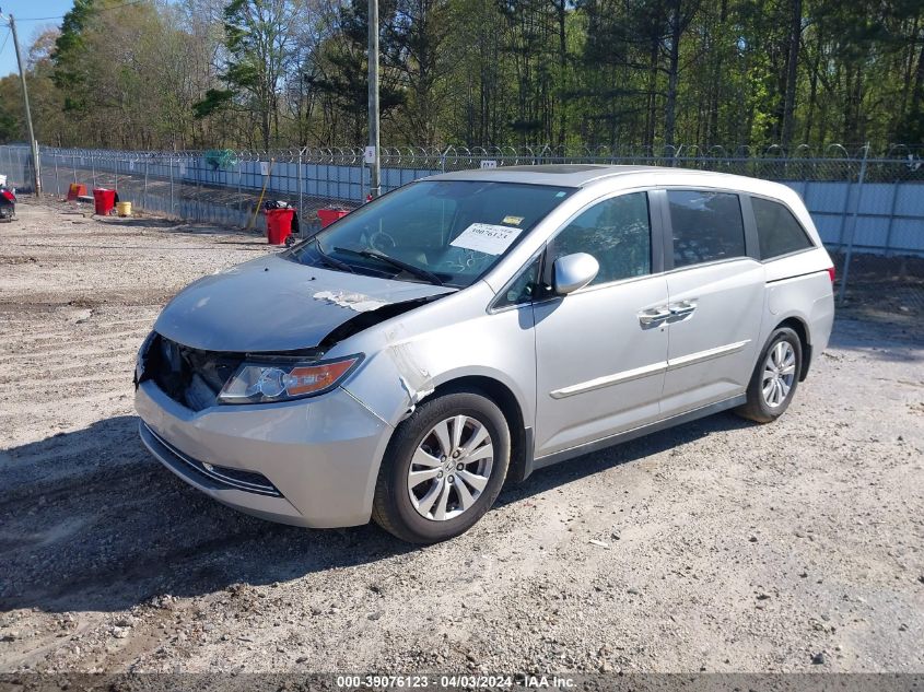 2015 Honda Odyssey Ex-L VIN: 5FNRL5H60FB022319 Lot: 39076123