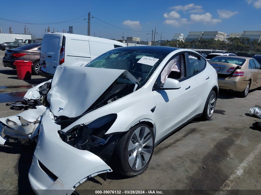 VIN 7SAYGDEE2PA037749 2023 TESLA MODEL Y AWD/LONG RANGE DUAL MOTOR ALL-WHEEL DRIVE