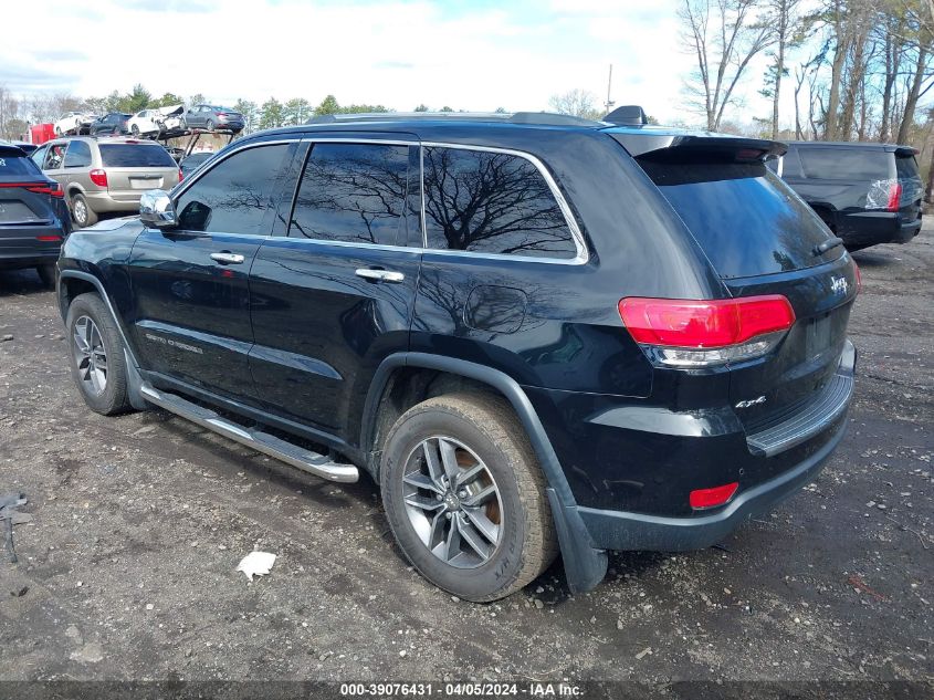 2018 Jeep Grand Cherokee Limited 4X4 VIN: 1C4RJFBG8JC300225 Lot: 39076431