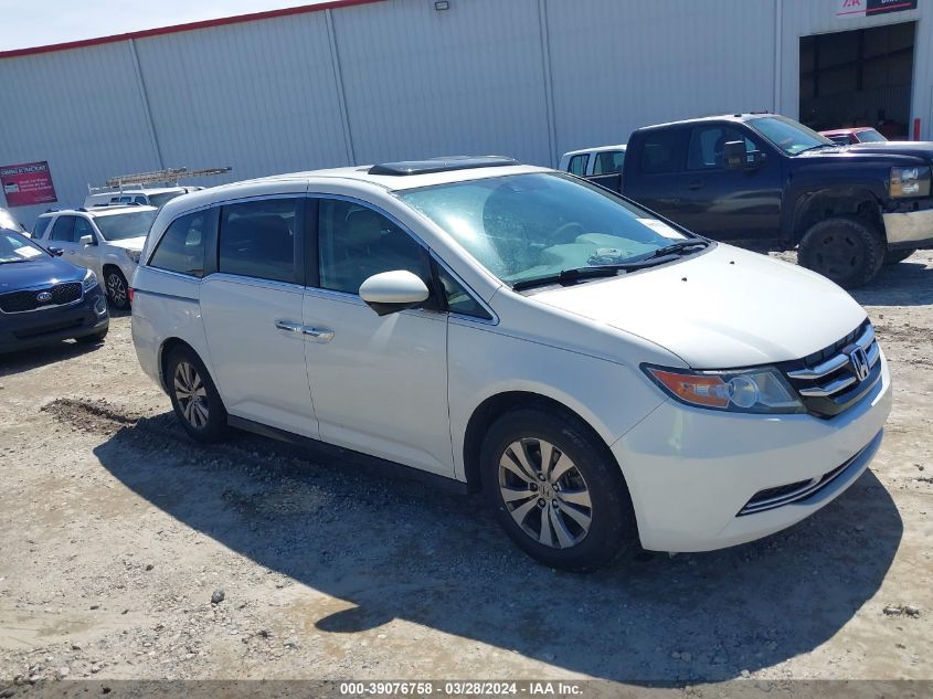 2015 Honda Odyssey Ex-L VIN: 5FNRL5H64FB011212 Lot: 40592656