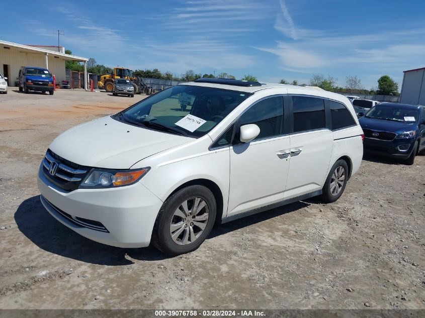 2015 Honda Odyssey Ex-L VIN: 5FNRL5H64FB011212 Lot: 40592656