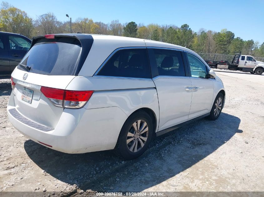 2015 Honda Odyssey Ex-L VIN: 5FNRL5H64FB011212 Lot: 40592656