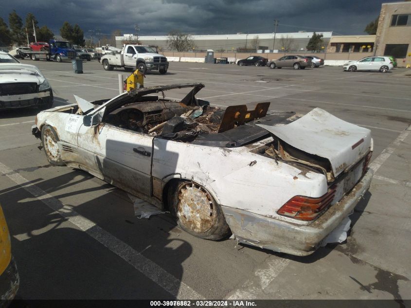 1991 Mercedes-Benz 500 Sl VIN: WDBFA66E2MF034634 Lot: 39076882