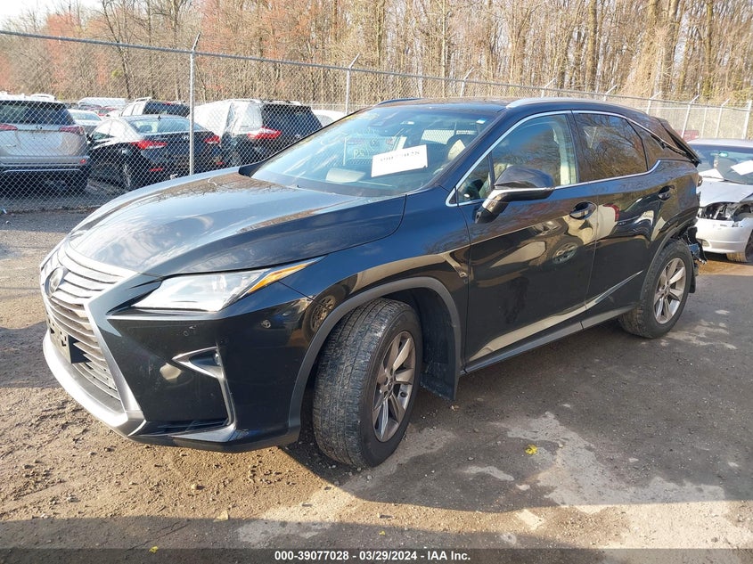 VIN 2T2BZMCAXJC138710 2018 LEXUS RX 350